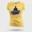 Finisher Mode Women's T-Shirt in Yellow Color